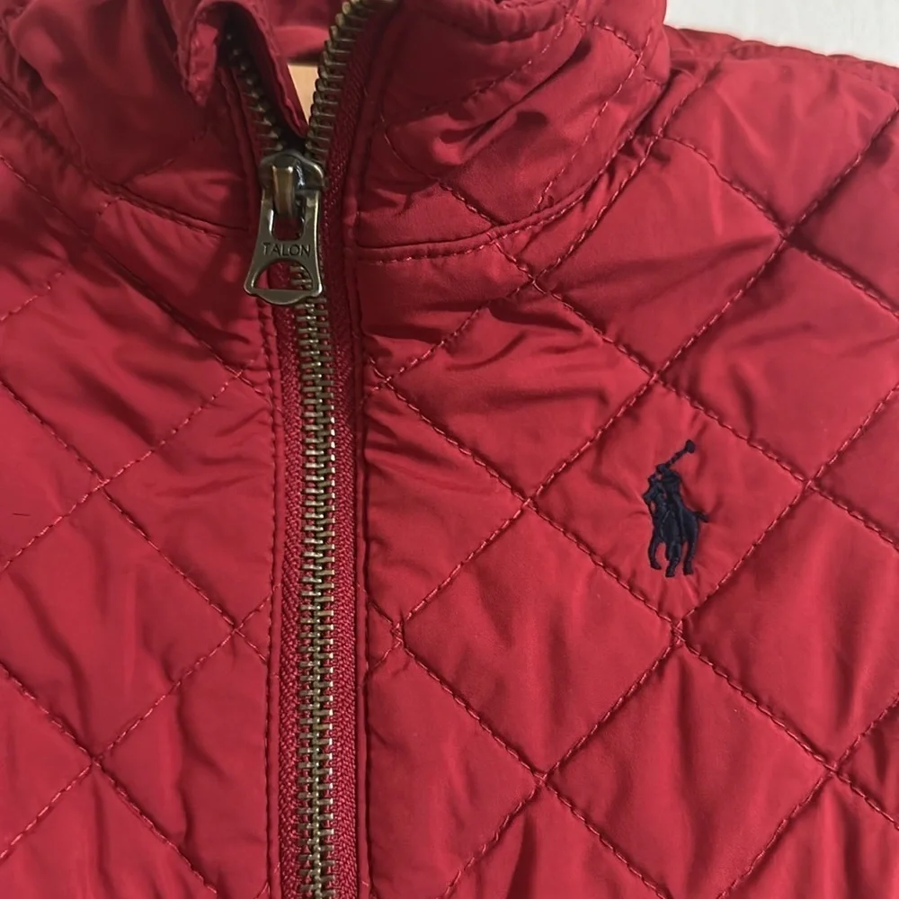 EUC Ralph Lauren Red Quilted Puffer Jacket 18 Month‎